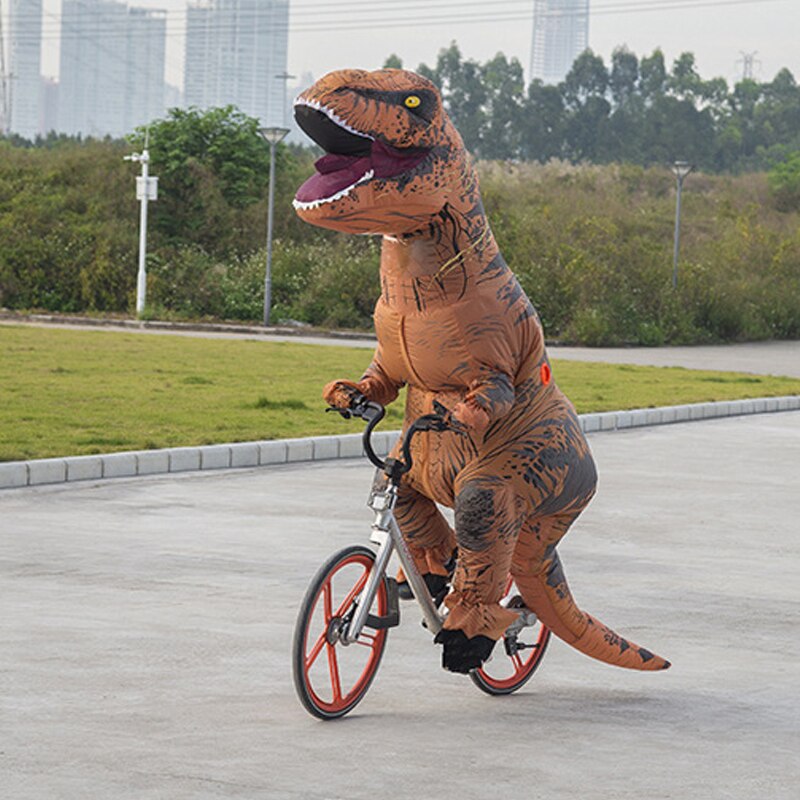T-rex Dinosaure déguisement gonflable mascotte Deguisement Halloween Pour Animaux Cosplay Dinosaure