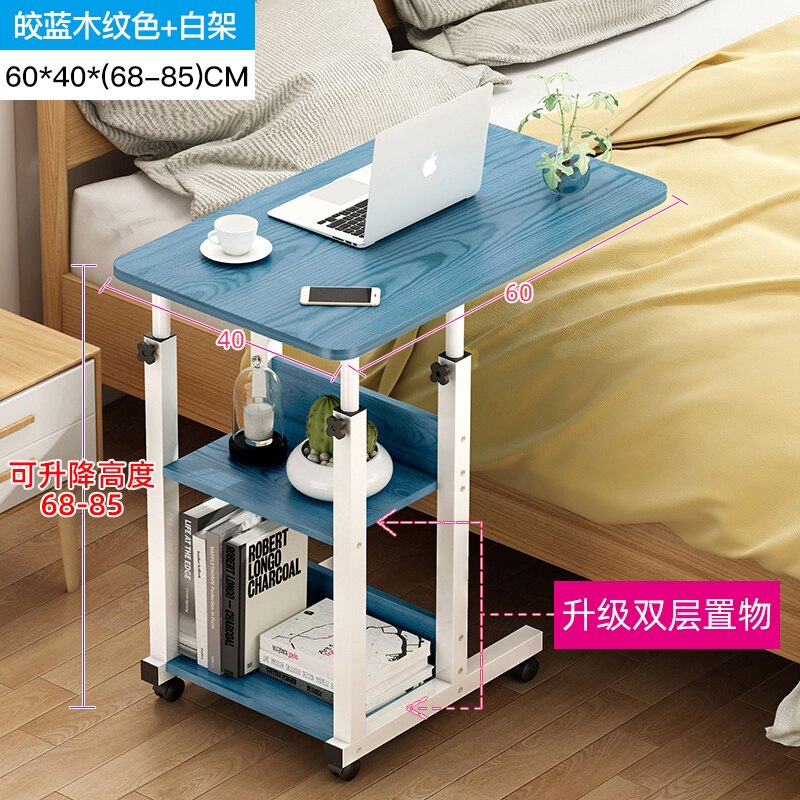 Small table on bed desk bedside