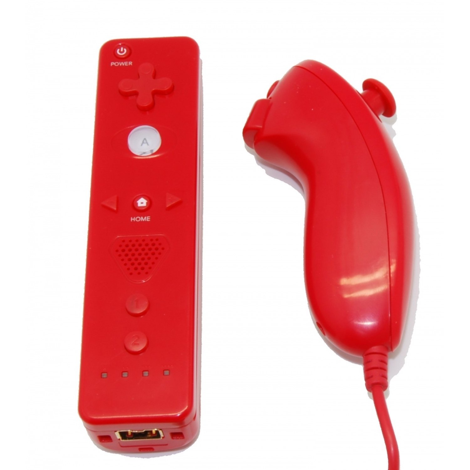Pack Wii Remote Controller Met Motion Plus Ingebouwde + Nunchuck Compatibel Wii Netwerk