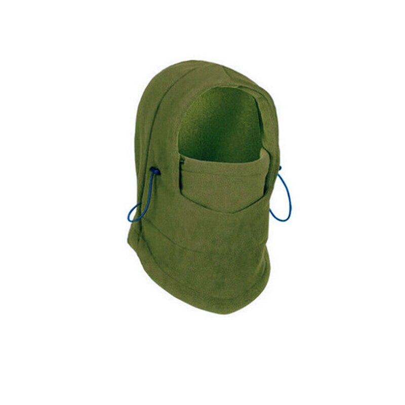 Solid Cycling Scarves Cap Men Women Bicycle Bike Unisex Winter Hat Full Face Mask Summer Outdoor Sports Windproof Hat Mask: Army Green