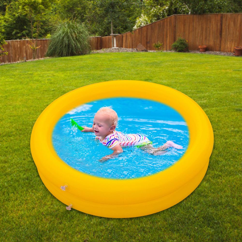 Oppustelig swimmingpool tyk soppebassin sommer vandlegetøj festforsyning til baby børn voksen slidstærk nem at bruge