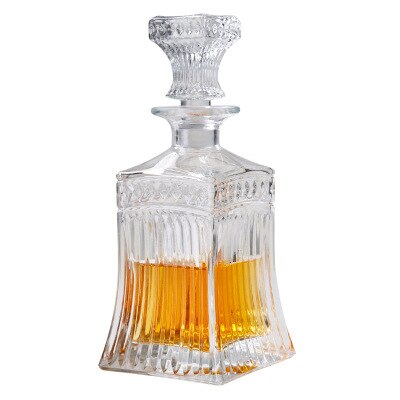 Weinglas Spender Wodka Wein Karaffe Kristall Glas Wein Flasche Whiskey Spender Wodka Bar Wein Glas Karaffe Cocktail Glas: F