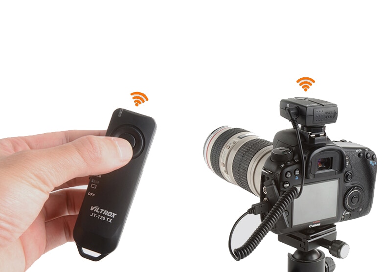 Wireless Camera Shutter Release Remote Control for Nikon D3100 D3200 D5200 D5300 D5500 D7000 D7200 D750 DSLR