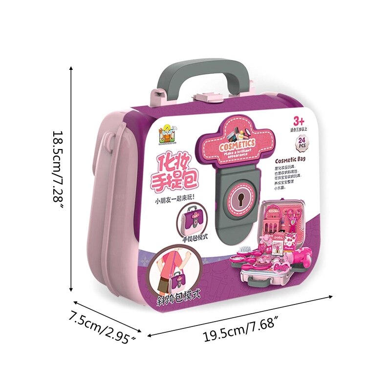 Mädchen Simulation Kochen Lebensechte Mini Lebensmittel Hamburger Rucksack Multifunktionale Küche Tragbare Pädagogisches Spielzeug