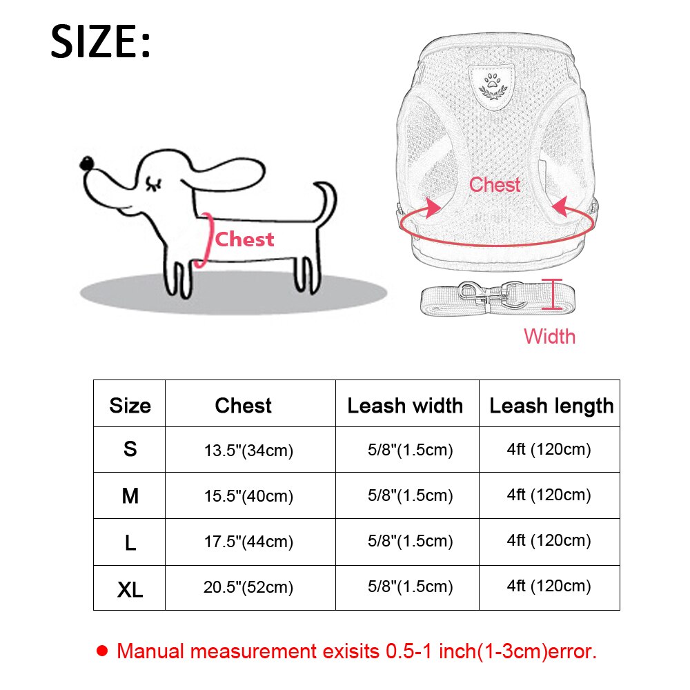 Szelki dla psa Chihuahua mops małe średnie psy siatka nylonowa Puppy Cat szelki kamizelka odblaskowa smycz na spacery Petshop