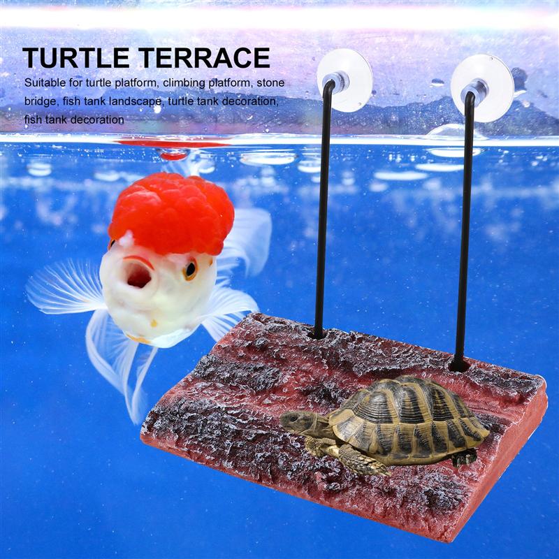 Tortoise Basking Simulation Bark Platform Turtle Float Tank Decor Aquatic Turtle Tank Landscaping Turtle Bark Drying Platform
