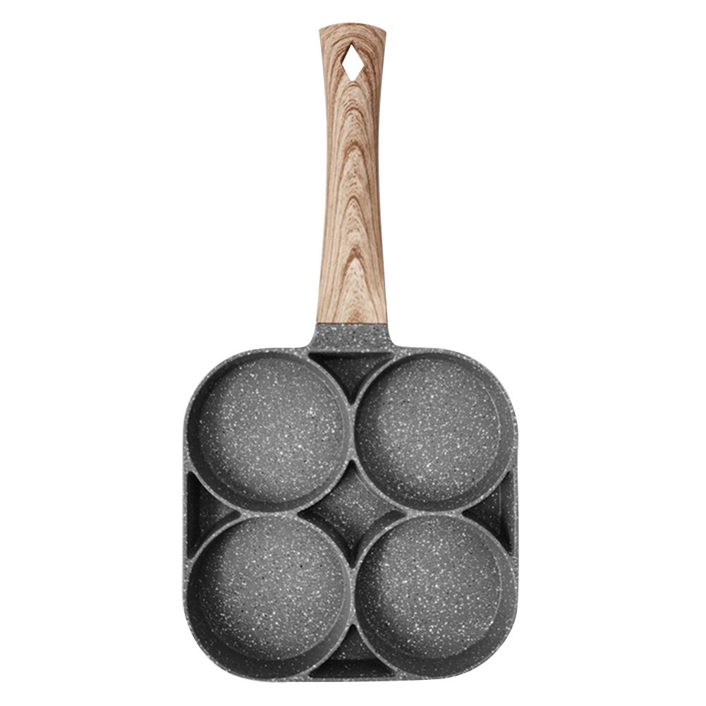 4 Gat Gebakken Ei Burger Pan Non-stick Multipurpose Ei Koekenpan Keuken Gebruiksvoorwerp: Default Title