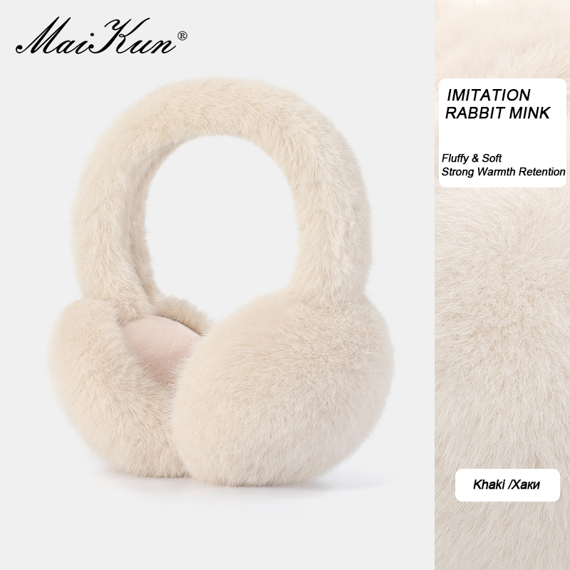 Maikun's Thermal Earmuffs All-Match Autumn&Winter Cycling Thickened Ear Bags Imitation Rabbit Marten Ear Muffs