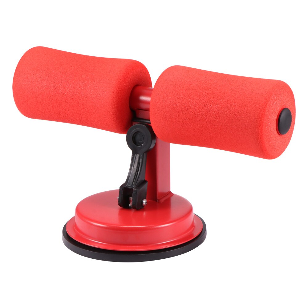 Fitness Suction Cup Sit-Up Cushion Sit Up Stand Bars Abdominal Core Strength Muscle Training Home Gym Body Shaping Building Bar: 01 red