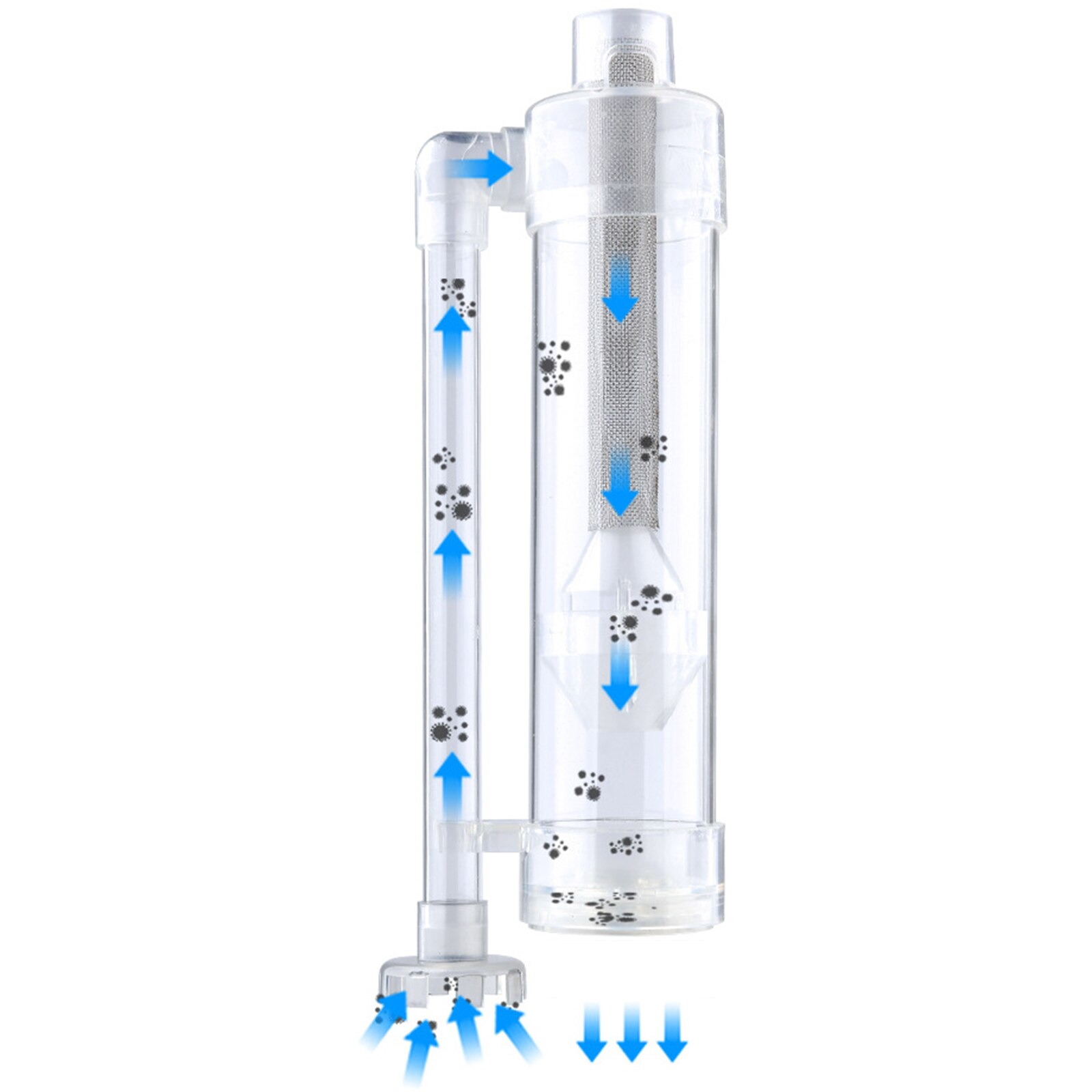 Aquarium Fishing Toilet Automatic Fishing Poop Suction Separator 60cm