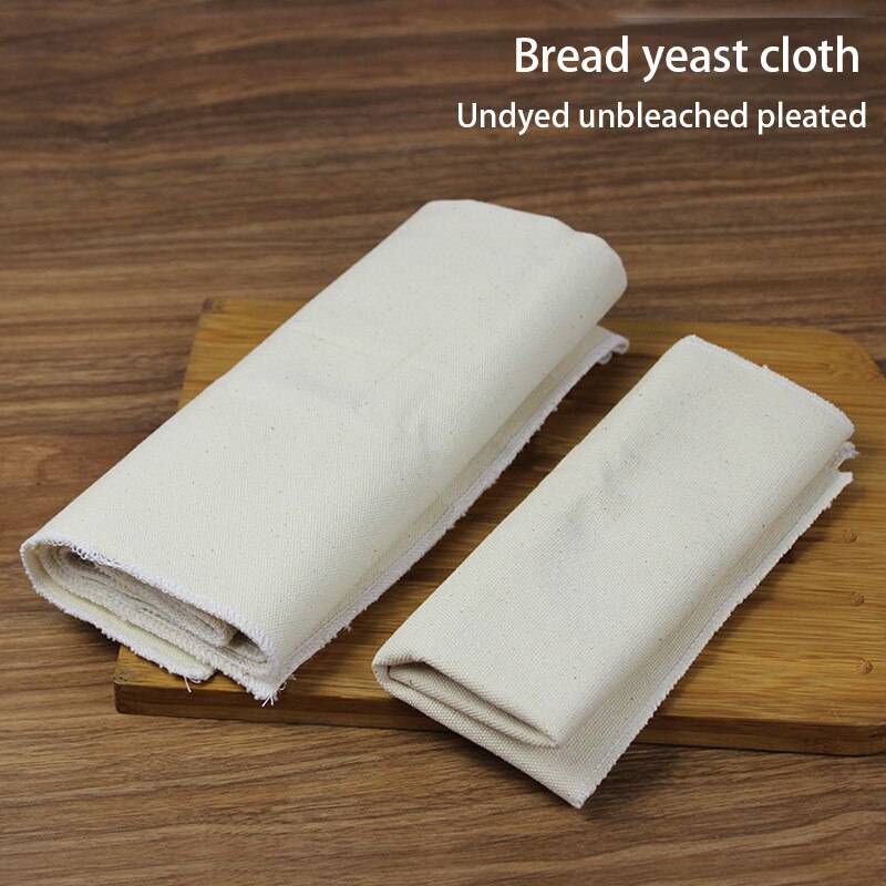 Tela de lino fermentada gruesa para hornear masa sartenes, estera de tela para repostería, estera de fermentación de Baguette