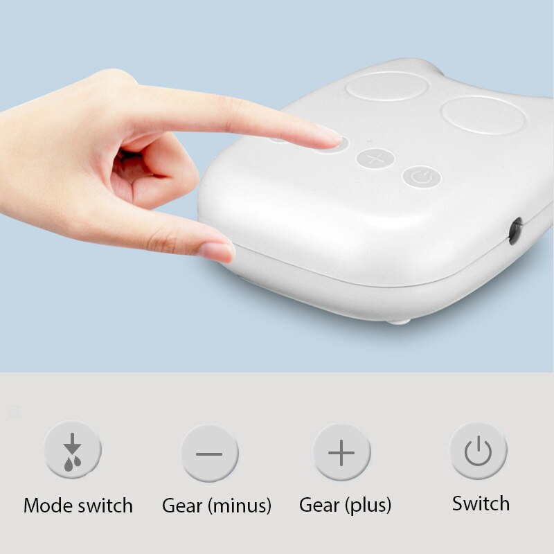 Enkele Dubbele Elektrische Baby Melk Borst Pompen Usb Krachtige Zuigkracht Tepel Pomp Met Fles Koude Warmte Pad Borstvoeding Gereedschap