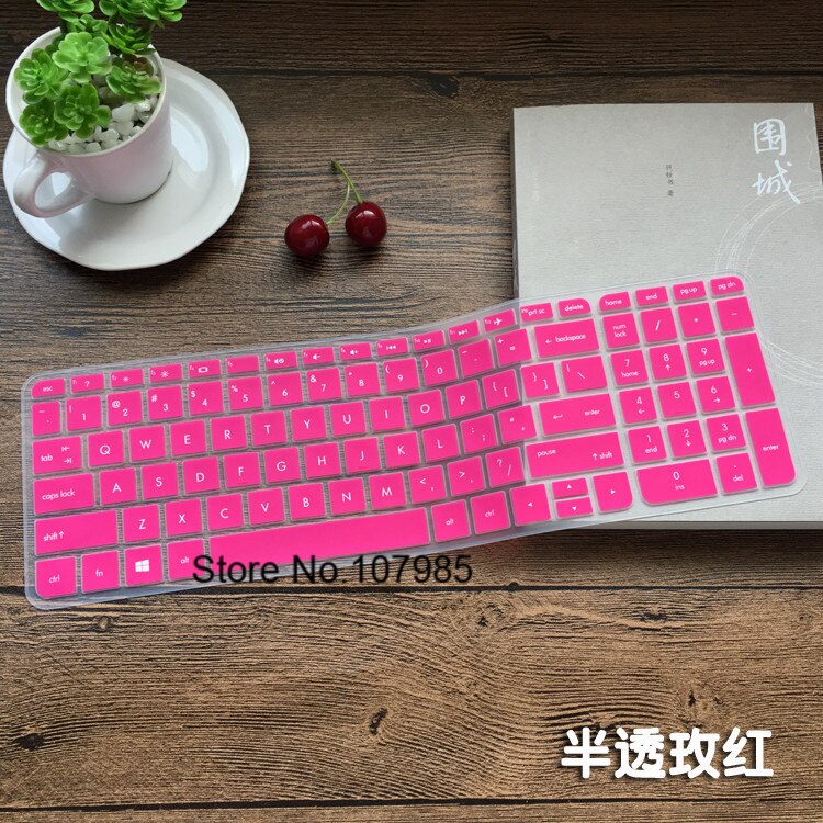 15 15.6 inch Soft Silicone Keyboard Protector Cover Skin For HP 250 G5 Pavilion 15 ENVY 15 TPN-C125 TPN-C126 HQ-TRE