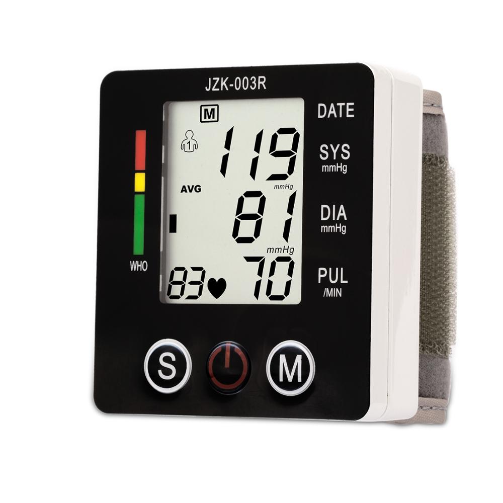 JZIKI poignet tensiomètre anglais ou russe voix sphygmomanomètre Portable poignet pression artérielle compteur moniteur de santé