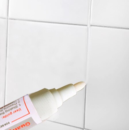 Witte voegstift, tegelstift, reparatiestift, geurloos, niet giftig, geschikt voor tegels, vloer en banden, geschikt voor autolak.