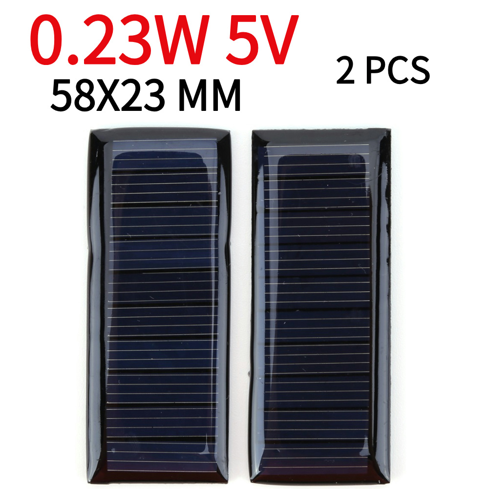 3W 5V Solar Panel Photovoltaic Cells Phone Power Bank for Solar Light for 3.7V Battery 3-5V Battery/Phone Charger: dark blue