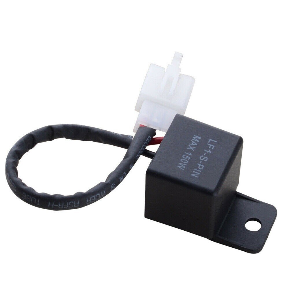 Wired Motorcycle Motorbike 2 Pin LED Indicator Flasher Relay
