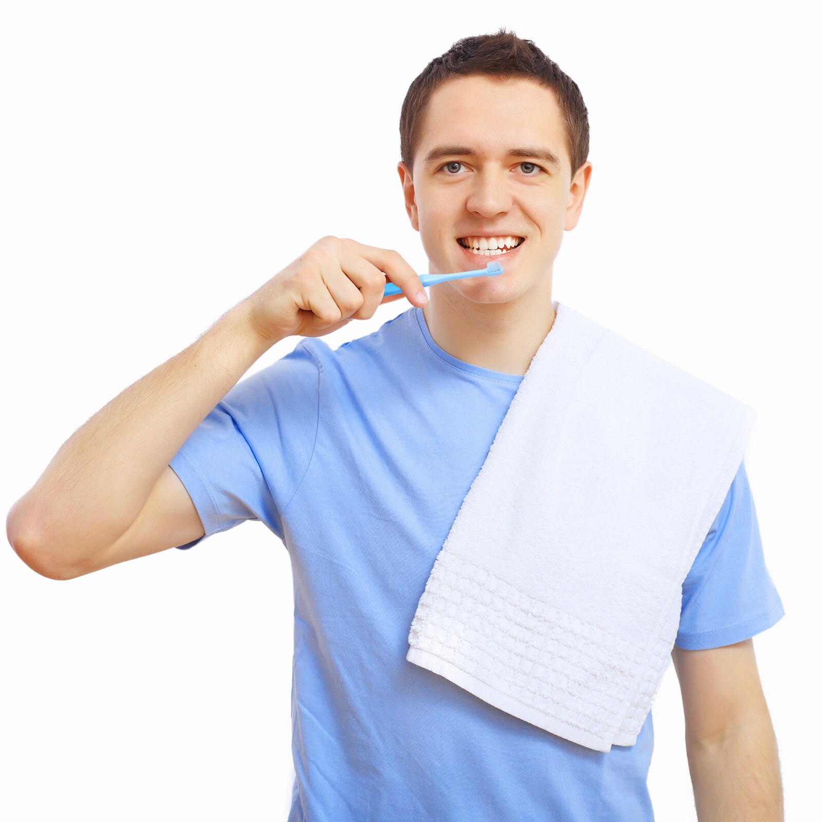 2pcs Tuft Toothbrush Tiny Small Head End Toothbrush Orthodontic Toothbrush