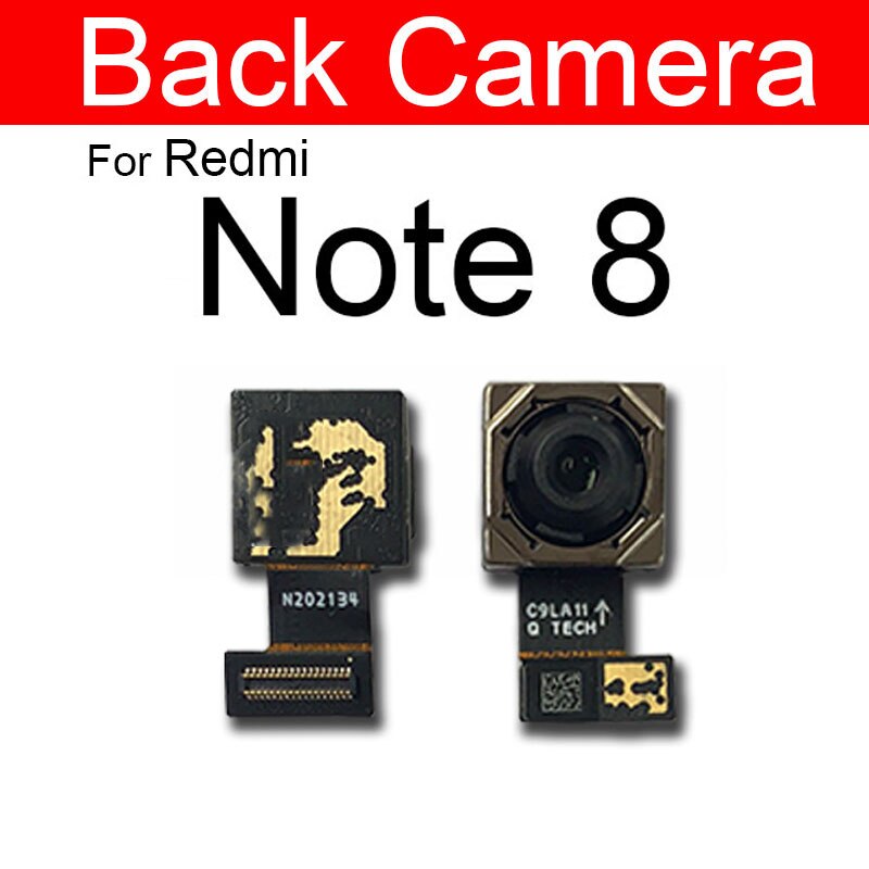 Hoofd Back Camera Voor Xiaomi Redmi Note 8 Note8 Achteruitrijcamera Flex Kabel Facing Camera Model 100% Goed Getest Vervanging: Big