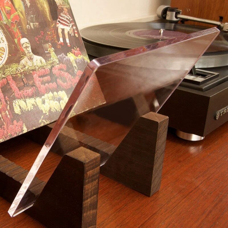 Vinylpladeopbevaringsholder - akrylender - vis dine singler og lps i denne moderne bærbare rackenhed