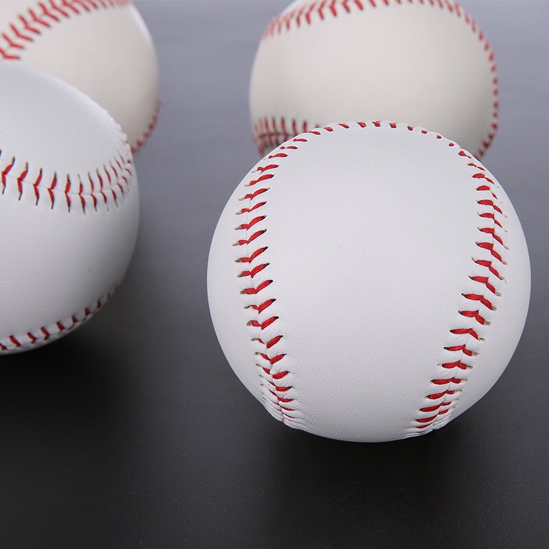 Baseball No. 9 Softball Hardball Training Handmade Balls Fitness Products White Safety Kid Baseballs Men&#39;s Practice Team Game