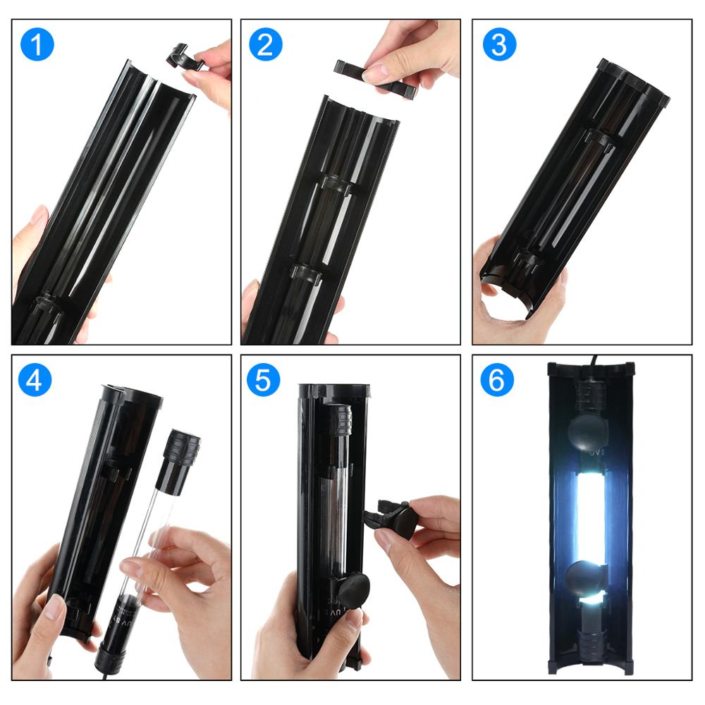 Senzeal hoge kiemdodende lamp kap aquarium accessoires aquarium uv sterilisator lamp kap