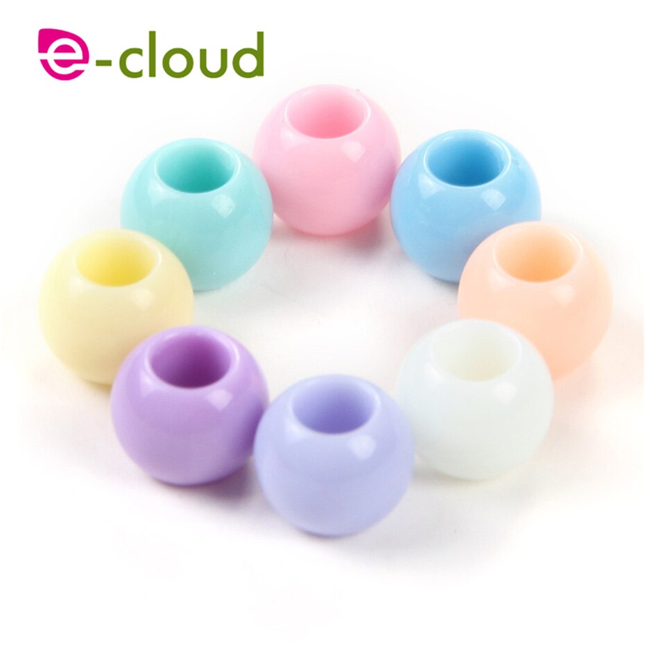 200pcs/bag Kids Crochet Box Braids Beautiful Hair Beads for Dreadlock Braiding Hair Extensions Hair Cuff Clip for Child