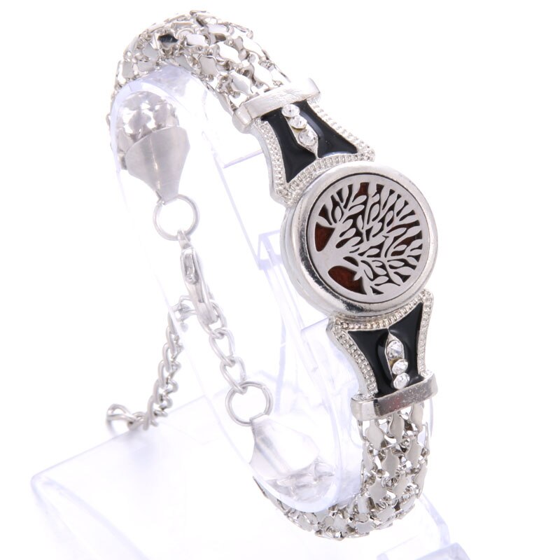 10 Styles Life Of Tree Aroma Bracelet Adjustable Bangle Essential Oil Diffuser Perfume Aromatherapy Chain Bracelet Locket: I