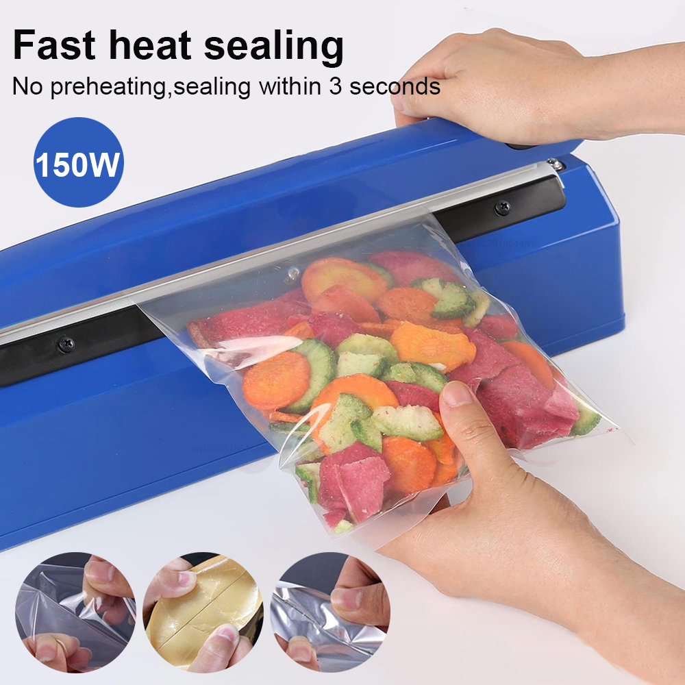 Electric Sealing Machine Plastic Bags Sealer Heat Sealer Hand Press Seal Food Plastic Bag Impulse Sealer Packaging Machine