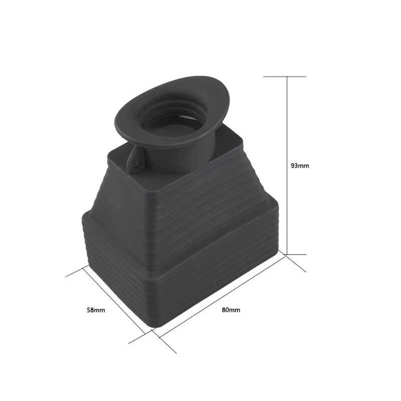 3.0X Ingrandimento Mirino Oculare Ombra Luce Solare Universale per Canon Nikon Sony