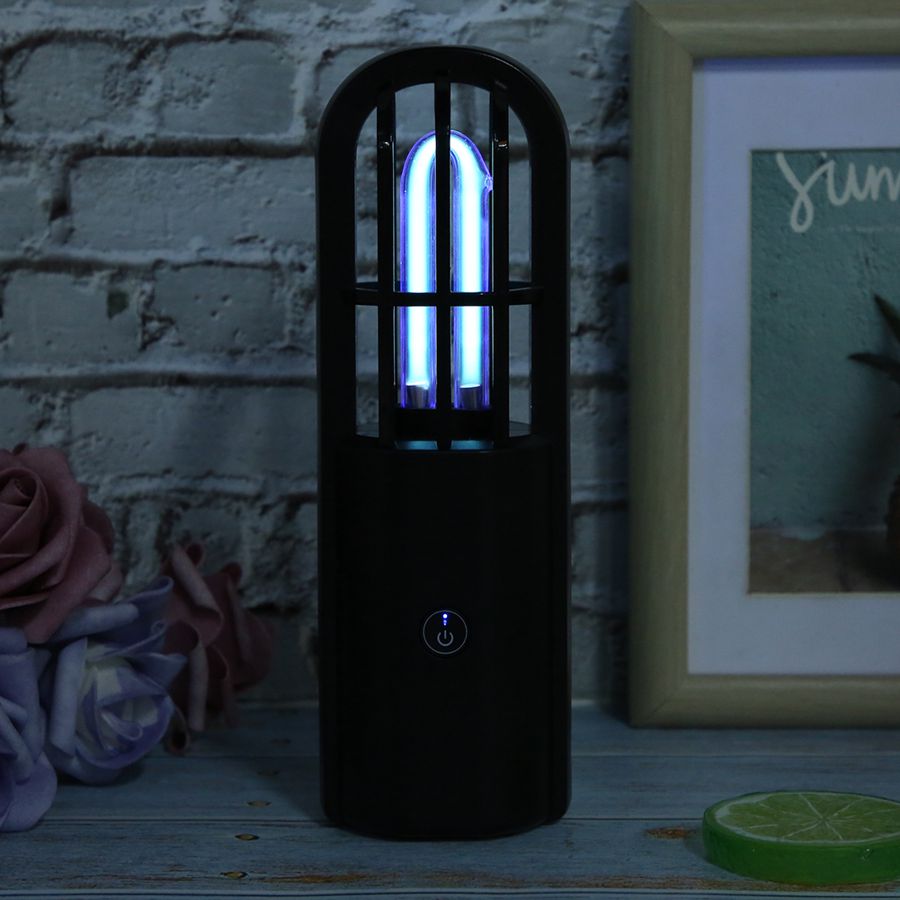 USB Charging Ozone UV Cleaning Lamp Ultraviolet Cleaning Light Device for Home Car Sterilization