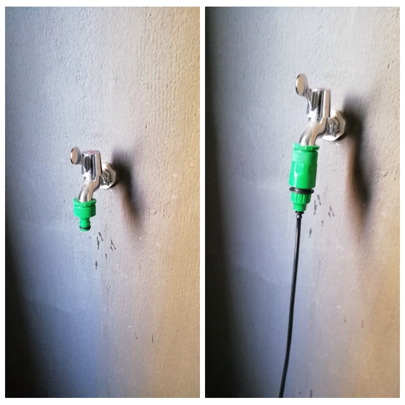 5m 10m Micro Spray Irrigation System 4/7mm Hose DIY Adjustable Sprinkler Outdoor Plant Greenhouse Garden Automatic Watering Kits