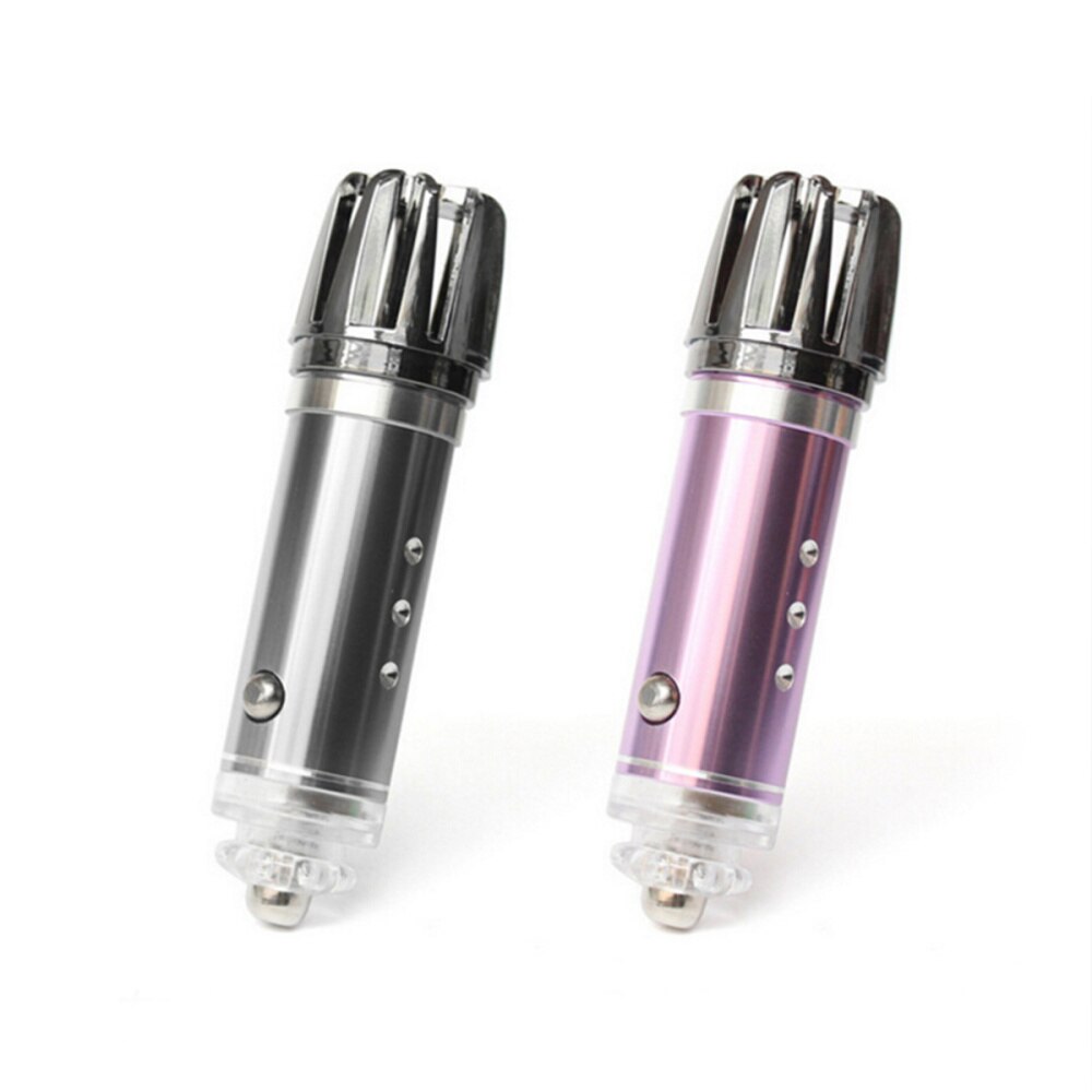JO-6278 Car Air Purifier Ionizer Impulse Type Vehicle Air Purifier Ionizer Atmosphere Cleaner Gadget (Purple)