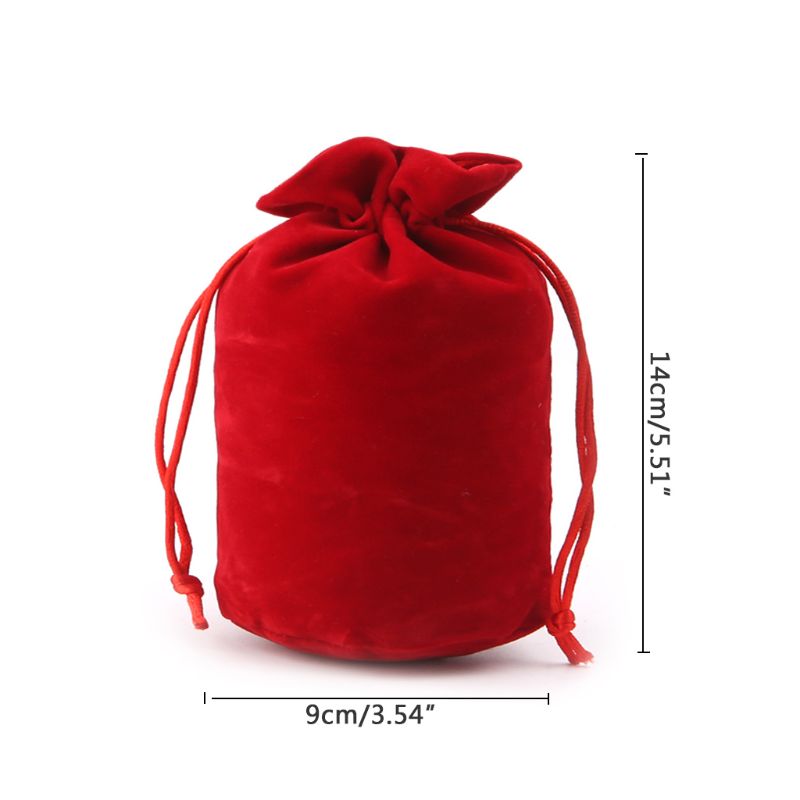 Dungeons And Dragons Samt Würfel Tasche Schmuck Verpackung Kordelzug Bord Spiel G8TD