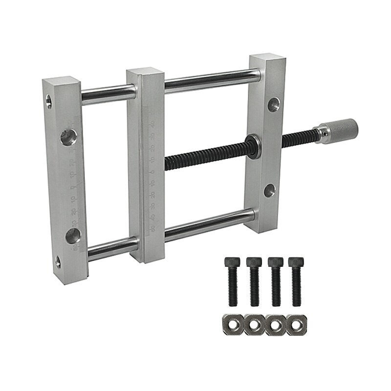Fladtang manumotiv 140mm skrue præcision parallel-kæbe skruestik almindelig skrue qgg til cnc maskine