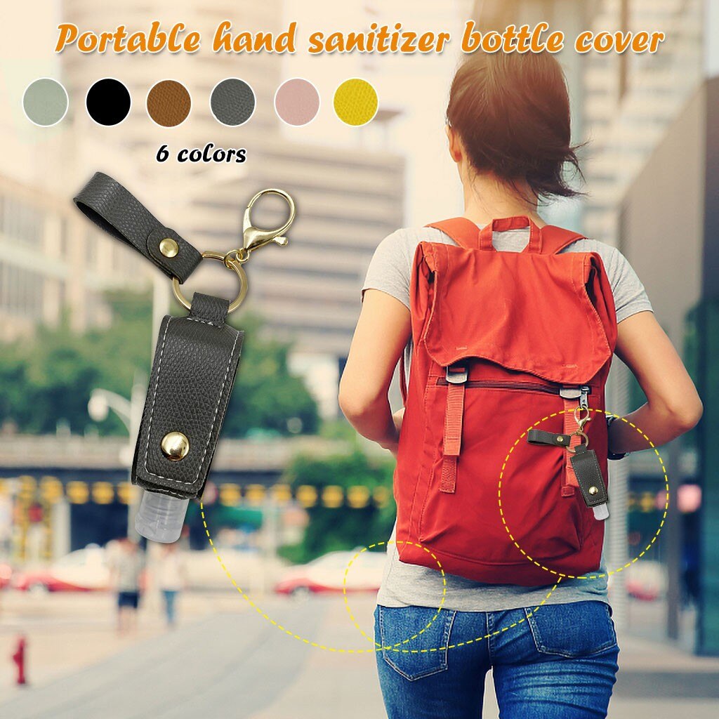 Lightweight Travel Bottle And Keychain Holder Refillable Empty Bottles For Hand Sanitizer holster outdoor portable Kitchen