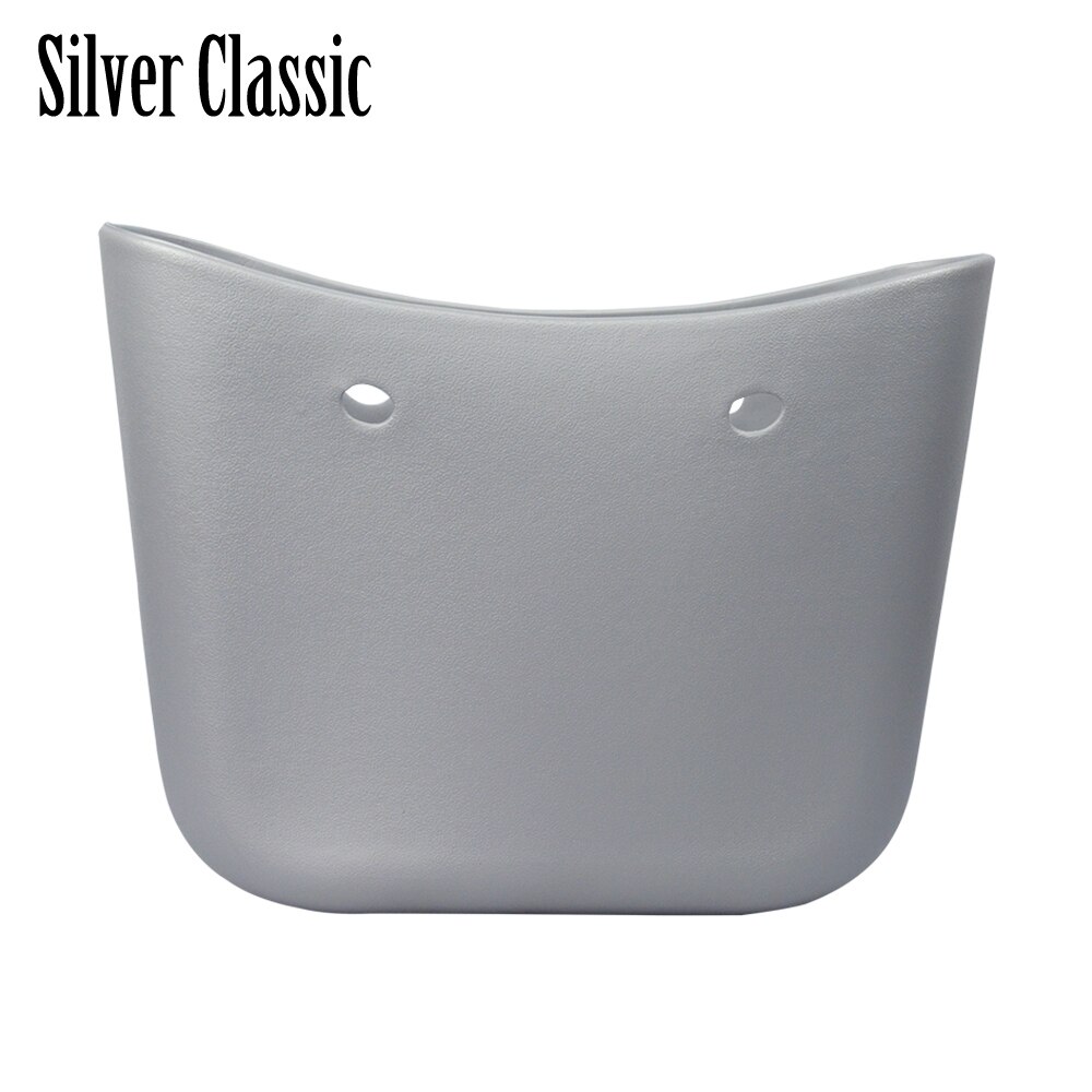 Klassieke Grote Eva Tas Body Vrouwen Tassen Mode Handtas Diy Waterdichte Obag Stijl Rubber Silicon O Tas Stijl vrouwen Handtas: silver