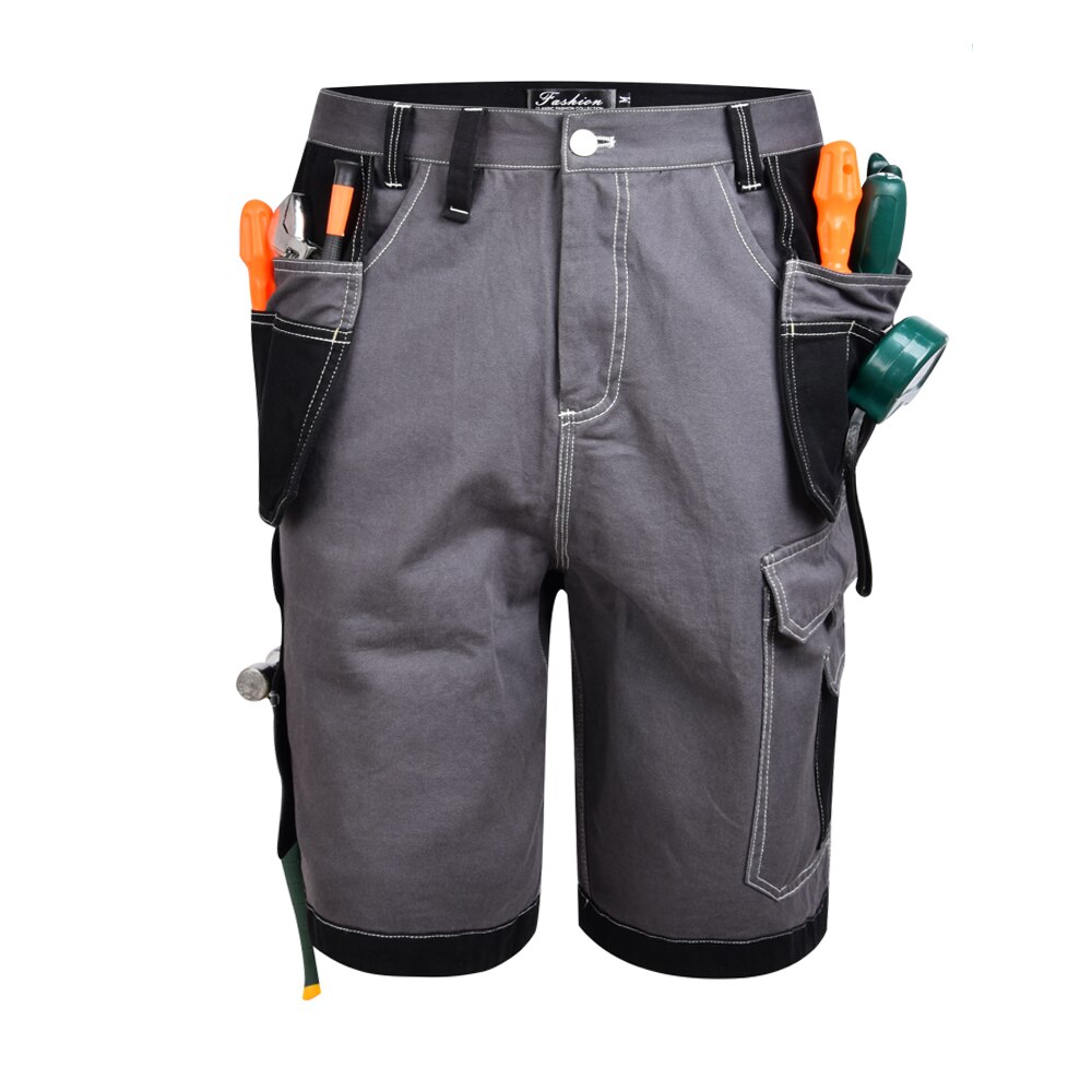 Craftsman Men's Work Pants Workwear Multi Pockets Work Trousers Mechanic Workwear Safety Clothing D30: L