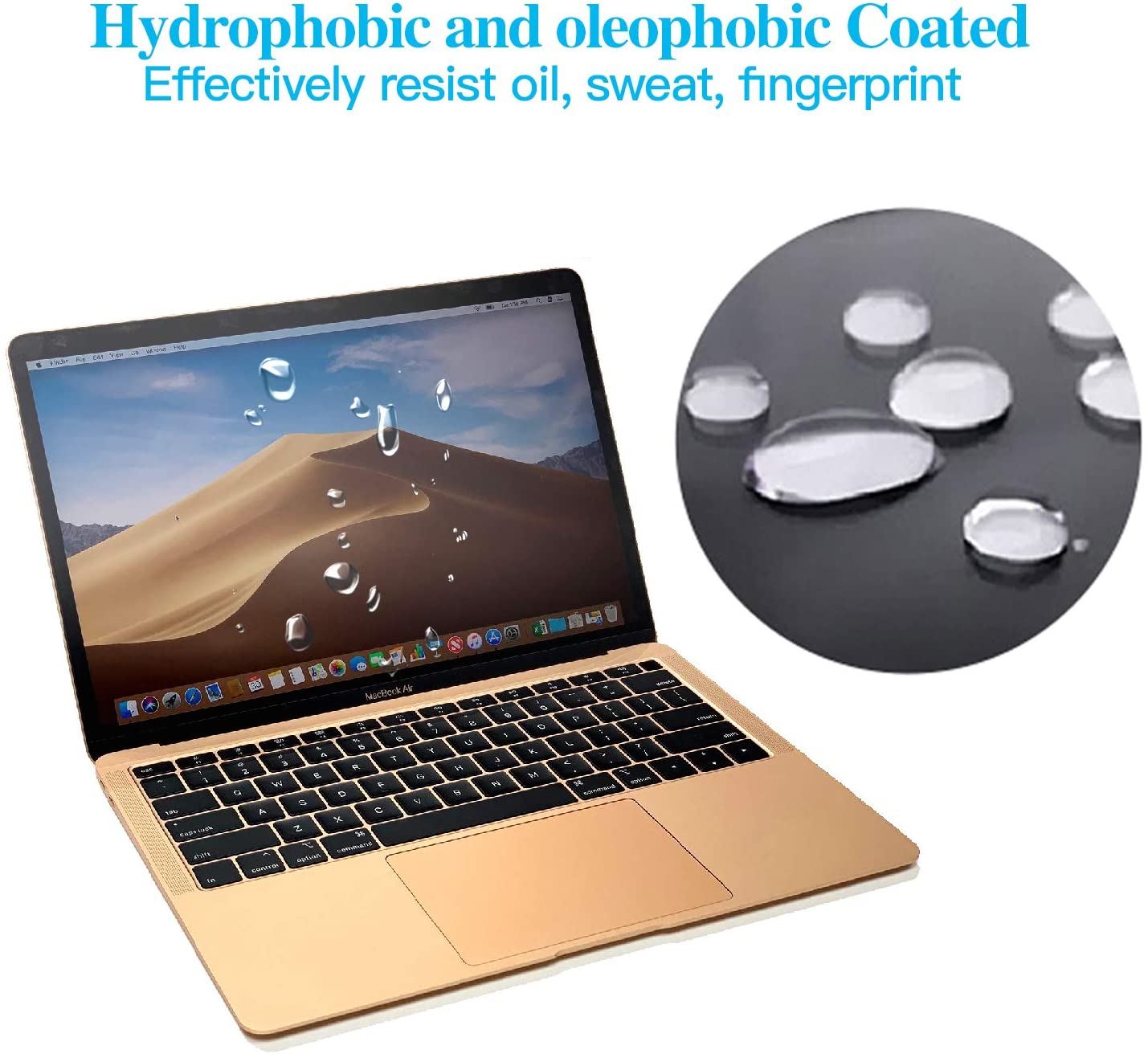 Pellicola per computer portatile per Mela Macbook aria 13 "A2337 (M1) 2020 /aria 13" A1932 /A2179 tocco ID pellicola protettiva antipolvere a copertura totale