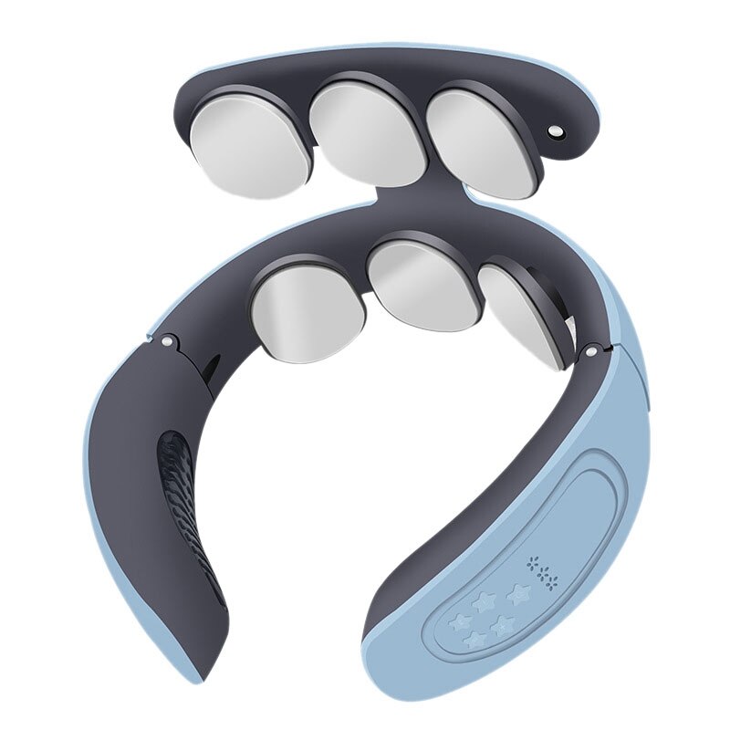 Neck Massager Shoulder Cervical Massager Multifunctional Electric Compress Pulse Neck Protector: Ivoor