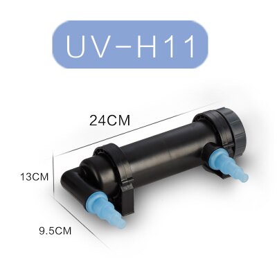 JEBO 36W UV Sterilizer Lamp Light Ultraviolet Filter Clarifier Water Cleaner For Coral Koi Fish Pond, Aquarium UV Lamp: 11WExternal germicid