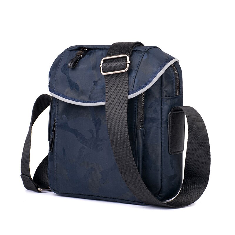 Stijl herentas nylon waterdicht camouflage print heren schoudertas zakelijk vrije tijd s