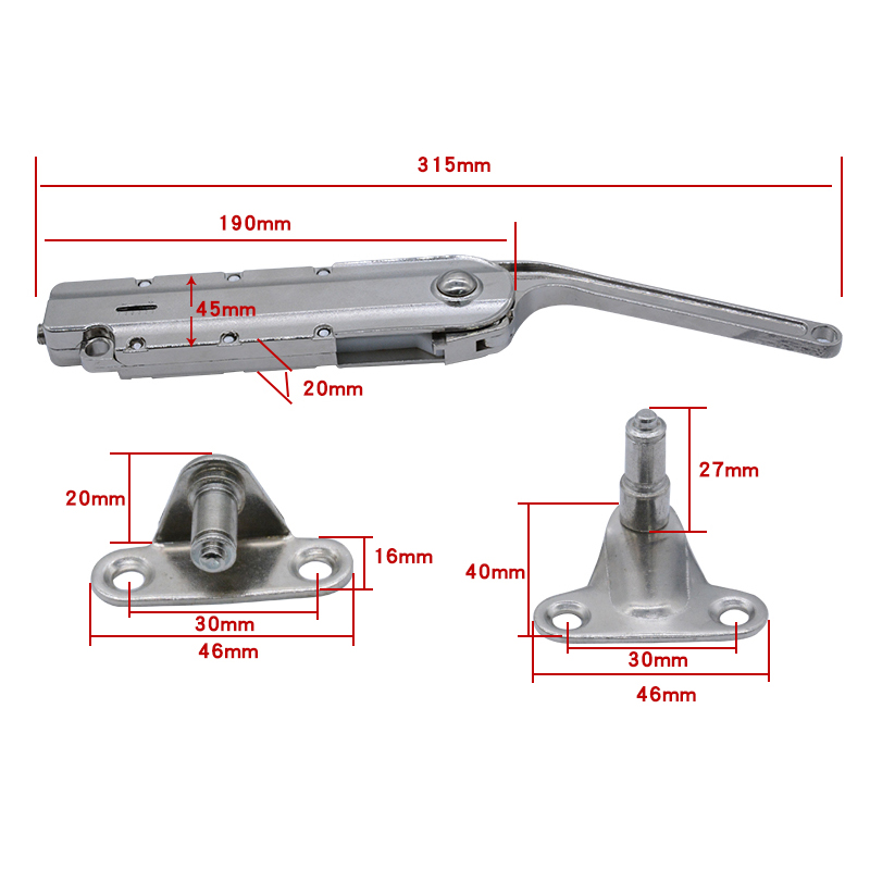 Newest Cabinets heavy support with Buffering, Lift Support Rod, Cabinet Door Hydraulic Rod,Furniture Hardware Fitting
