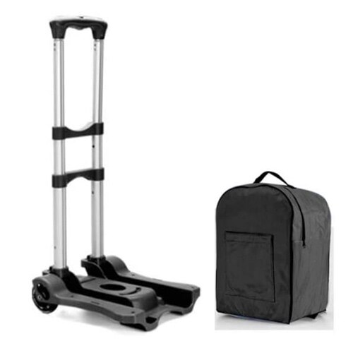 Foldable Portable Cart Foldable Hand Sack Wheel Trolley Folding Truck Barrow Cart Travel Luggage Can Carry 40KG Heavy Objects: 03