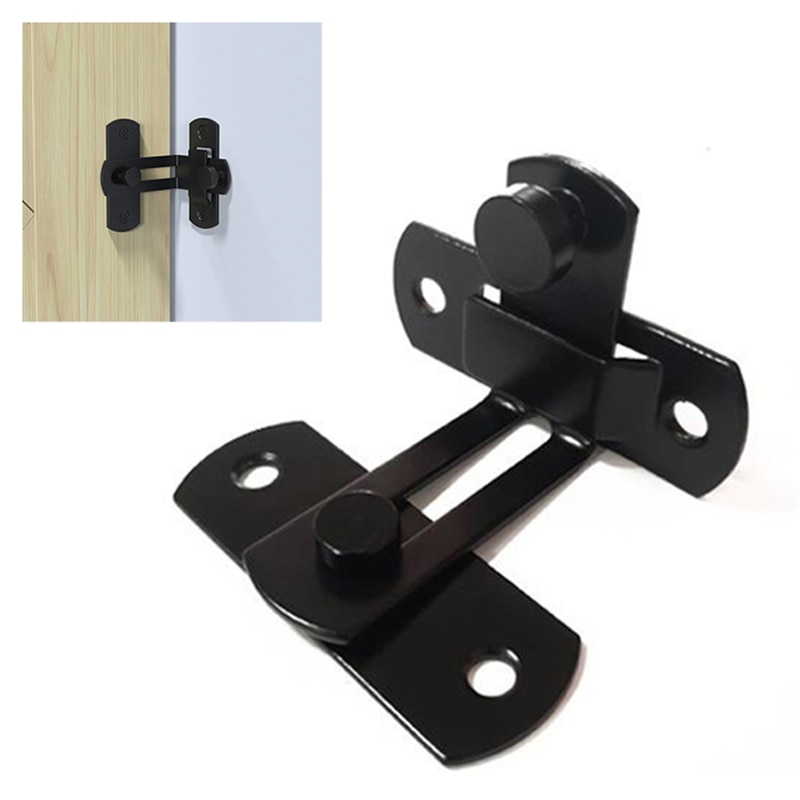 American Barn Door Lock 48*35mm Stainless Steel Barn Door Lock Rustic Gate Latch For Bar Closet Shed Garage Tool door locker