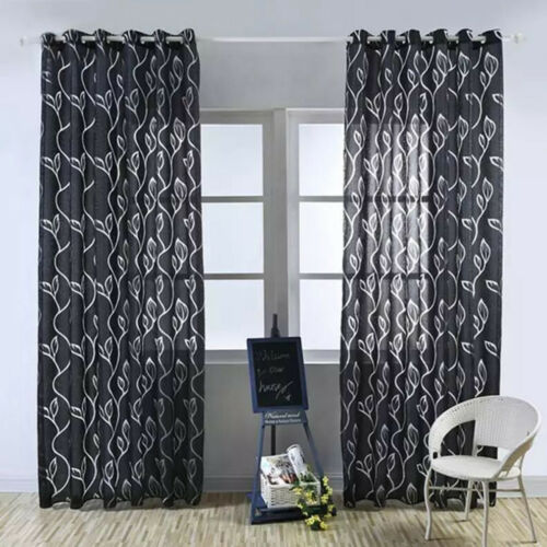 Product Window Screen Leaf Bubble Cut Flower Window Screen Romantic Tulle Curtain Kitchen Living Room Curtain