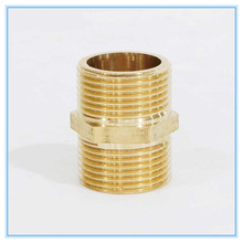 Brass Pipe Hex Tepel Montage Quick Adapter 1/8 "1/4" 3/8 "1/2" BSP Buitendraad Water Connector