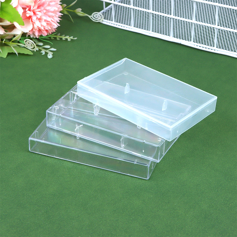 Scatola di immagazzinaggio trasparente da 1 pezzo per cassetta, scatola antipolvere con nastro vuoto per registrazione magnetica audio