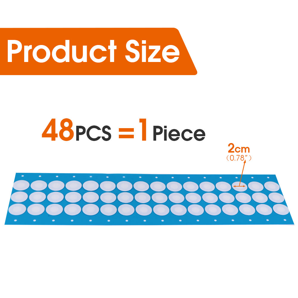 48 pçs/peça ID-20mm filtro sintético adesivo adesivo ptfe 0.2um membrana respirável à prova dwaterproof água jardim cogumelo cultivo ferramenta