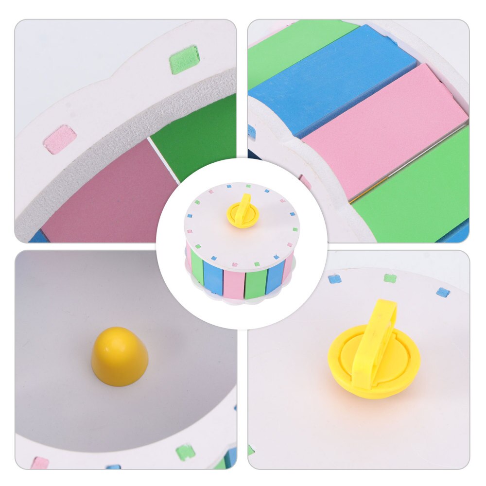 1pc hamster roda brinquedo pet placa ecológica pet play brinquedo suprimentos para animais de estimação: Colorful